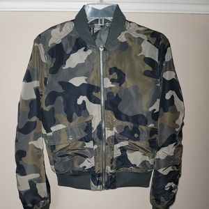 Camo Bomber Jacket